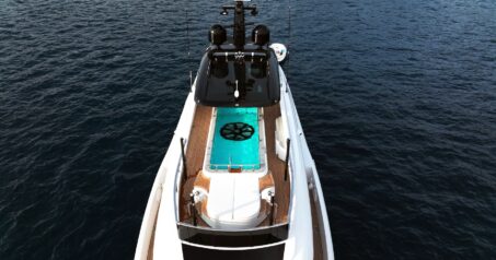 Transparent Floor Window At Private Yacht