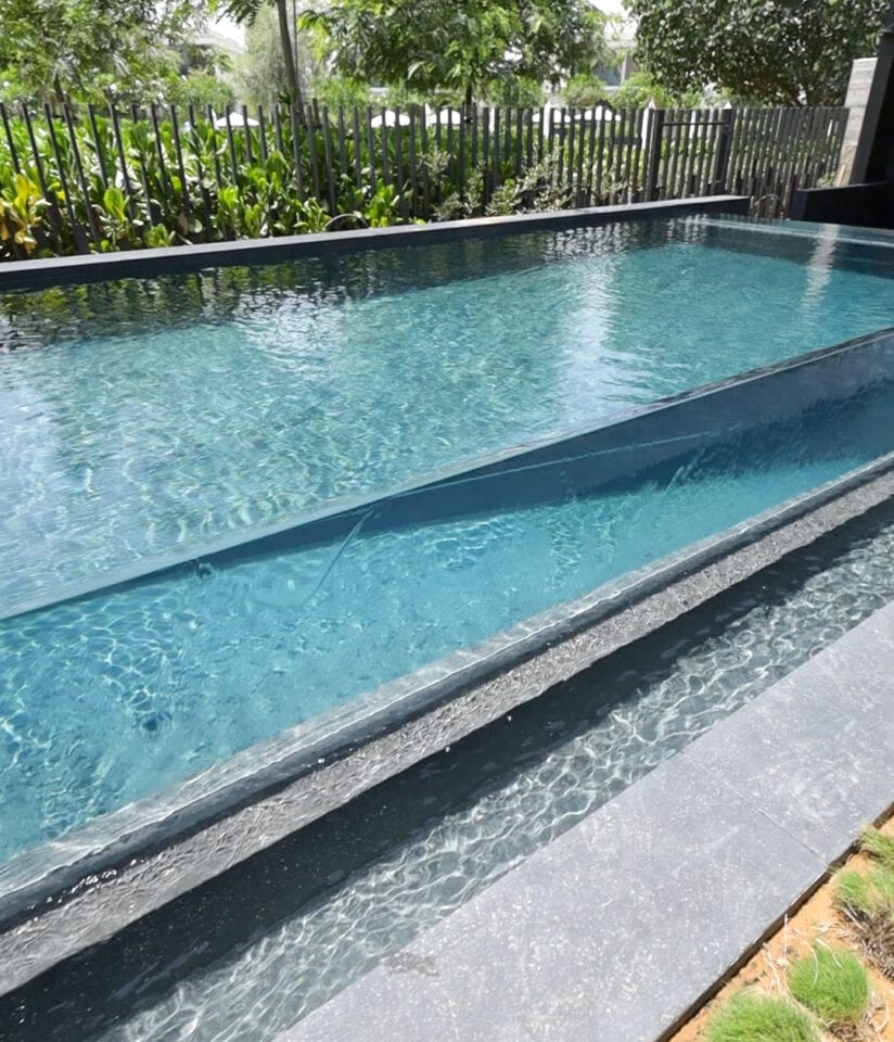 Underwater L Shaped Acrylic Swimming Pool Window